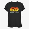 Outlet 🛒 Star Wars The Book Of Boba Fett Star Wars Fett Logo Girls T-Shirt 👍