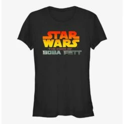 Outlet 🛒 Star Wars The Book Of Boba Fett Star Wars Fett Logo Girls T-Shirt 👍