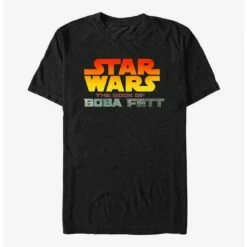 Promo 👍 Star Wars The Book Of Boba Fett Star Wars Fett Logo T-Shirt ⭐