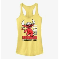 Outlet ❤️ Disney Lilo & Stitch Badness Level 👏 Girls Tank 👍