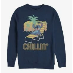 Discount ❤️ Disney Lilo & Stitch Stitch Chillin Crew Sweatshirt 👏