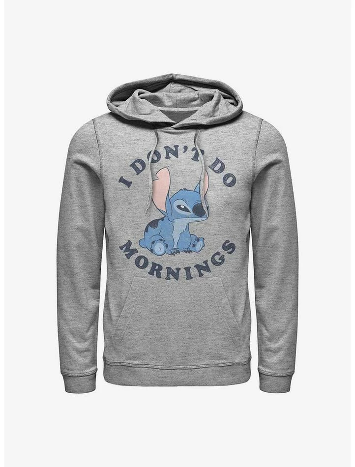 New ✔️ Disney Lilo & Stitch I Don't Do Mornings Hoodie 🎉 1 New ✔️ Disney Lilo & Stitch I Don't Do Mornings Hoodie 🎉