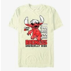 Best Sale 👏 Disney Lilo & Stitch Badness Level T-Shirt 😍 -Dressup Outfits Shop 17273366 hi