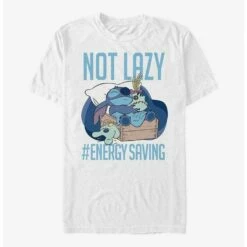 Best Pirce ✔️ Disney Lilo & Stitch Not Lazy Energy Saving T-Shirt ❤️ -Dressup Outfits Shop 17273516 hi