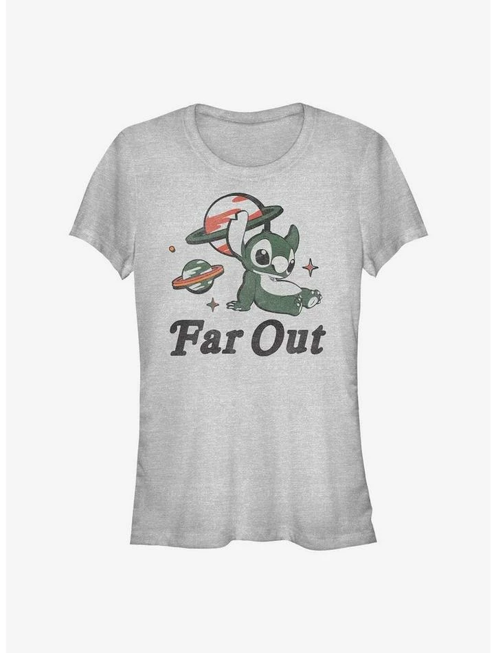 Cheapest ✨ Disney Lilo & Stitch Far Out Stitch Girls T-Shirt 😍 1 Cheapest ✨ Disney Lilo & Stitch Far Out Stitch Girls T-Shirt 😍