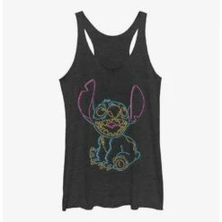 Best Sale 🥰 Disney Lilo & Stitch Neon Stitch ❤️ Girls Tank ❤️