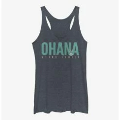 Promo ✔️ Disney Lilo & Stitch Ohana Bold Girls Tank 😀