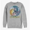 Cheapest 😉 Disney Lilo & Stitch Catch A Wave Crew Sweatshirt ⭐