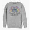Top 10 😀 Disney Lilo & Stitch Follow Your Rainbow Crew Sweatshirt 👏