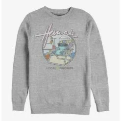 Discount 🔔 Disney Lilo & Stitch Hawaii Local Favorite Crew Sweatshirt ✔️