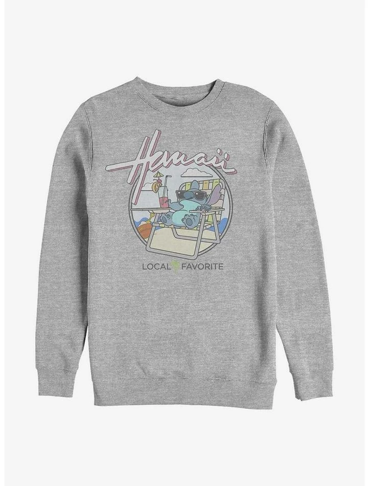 Discount 🔔 Disney Lilo & Stitch Hawaii Local Favorite Crew Sweatshirt ✔️ 1 Discount 🔔 Disney Lilo & Stitch Hawaii Local Favorite Crew Sweatshirt ✔️