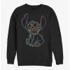 Wholesale 💯 Disney Lilo & Stitch Neon Stitch Crew Sweatshirt 🧨
