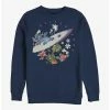 New ⭐ Disney Lilo & Stitch Surfer Dude Crew Sweatshirt 💯