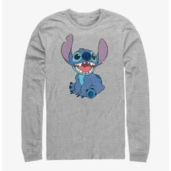 Discount ✔️ Disney Lilo & Stitch Happy Stitch Long-Sleeve T-Shirt 😉