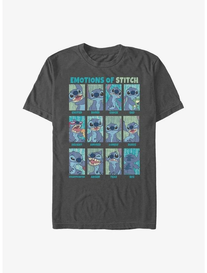 Promo ⌛ Disney Lilo & Stitch Emotions Of Stitch T-Shirt ⌛ 3 Promo ⌛ Disney Lilo & Stitch Emotions Of Stitch T-Shirt ⌛ - Image 3