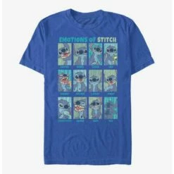 Promo ⌛ Disney Lilo & Stitch Emotions Of Stitch T-Shirt ⌛ 12 Promo ⌛ Disney Lilo & Stitch Emotions Of Stitch T-Shirt ⌛ -Dressup Outfits Shop 17274490 hi