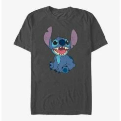 Cheap ⌛ Disney Lilo & Stitch Happy Stitch T-Shirt 👍 -Dressup Outfits Shop 17274600 hi