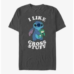 Coupon ✨ Disney Lilo & Stitch I Like Gross Stuff Stitch T-Shirt 😍 -Dressup Outfits Shop 17274710 hi