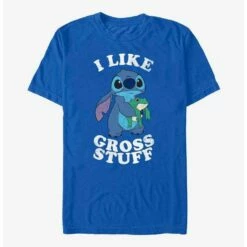 Coupon ✨ Disney Lilo & Stitch I Like Gross Stuff Stitch T-Shirt 😍 -Dressup Outfits Shop 17274740 hi