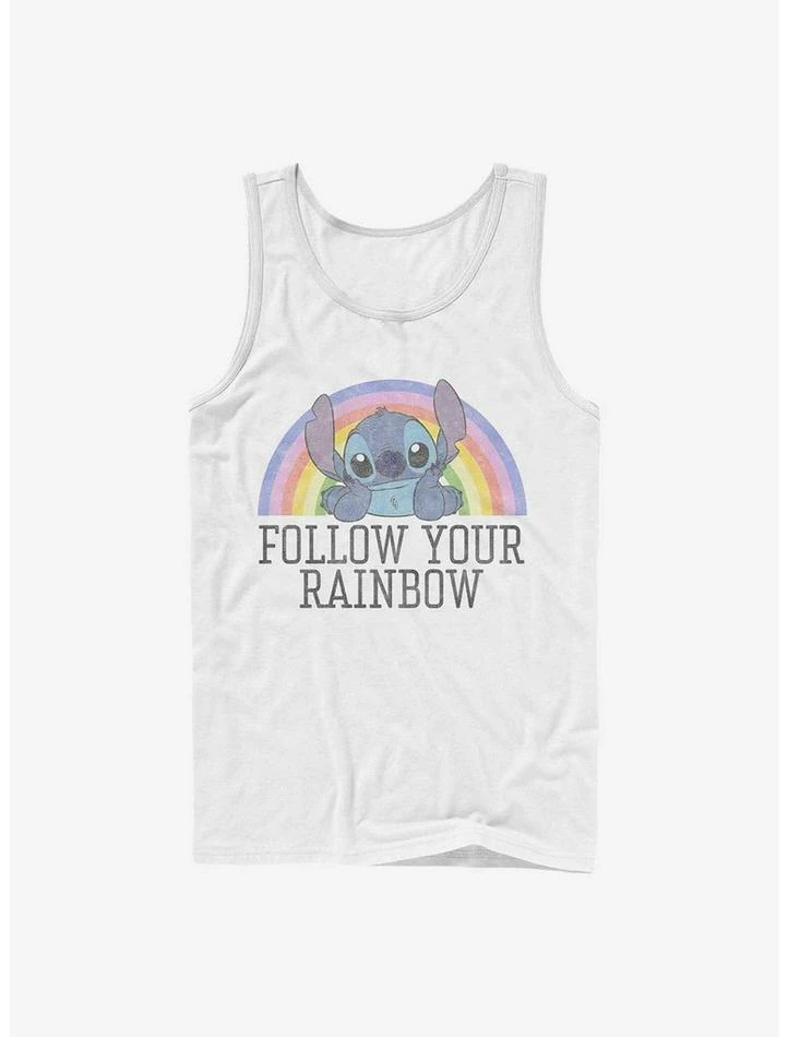 Wholesale ⭐ Disney Lilo & Stitch Follow Your Rainbow Tank ❤️ 1 Wholesale ⭐ Disney Lilo & Stitch Follow Your Rainbow Tank ❤️