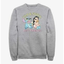 Discount ✨ Disney Lilo & Stitch Best Friends Crew Sweatshirt 🥰