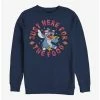 Best Sale ✨ Disney Lilo & Stitch Just Here For The Food Crew Sweatshirt 😍