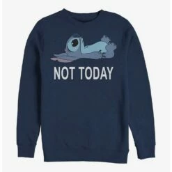 New 🌟 Disney Lilo & Stitch Not Today Crew Sweatshirt 😍