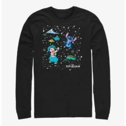Hot Sale ⌛ Disney Lilo & Stitch Constellation Long-Sleeve T-Shirt ⭐