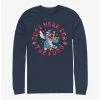 Best deal 🎁 Disney Lilo & Stitch Just Here For The Food Long-Sleeve T-Shirt 🛒