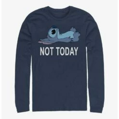 Promo 🎉 Disney Lilo & Stitch Not Today Long-Sleeve T-Shirt ⌛