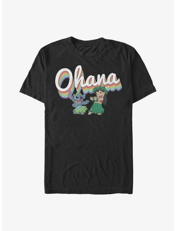 New π₯° Disney Lilo & Stitch Rainbow Ohana T-Shirt π₯° 3 New π₯° Disney Lilo & Stitch Rainbow Ohana T-Shirt π₯° - Image 3