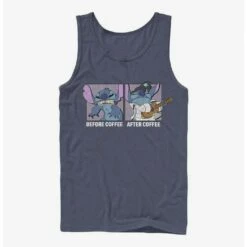 Cheap 🥰 Disney Lilo & Stitch Before Coffee After Coffee Tank ❤️