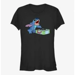 Cheapest 💯 Disney Lilo & Stitch DJ Stitch Girls T-Shirt 🎁