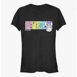 Wholesale 😀 Disney Lilo & Stitch Colorful Stitches 🔥 Girls T-Shirt ✨