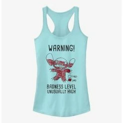 Cheapest ❤️ Disney Lilo & Stitch Warning Drawing Sitch 🔔 Girls Tank 🛒