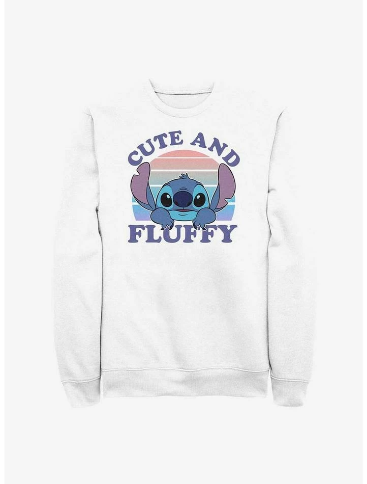 Discount ⭐ Disney Lilo & Stitch Cute And Fluffy Crew Sweatshirt ✔️ 1 Discount ⭐ Disney Lilo & Stitch Cute And Fluffy Crew Sweatshirt ✔️