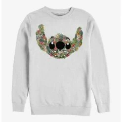 Coupon 🥰 Disney Lilo & Stitch Floral Crew Sweatshirt 🔔