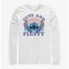 Cheap 😉 Disney Lilo & Stitch Cute And Fluffy Long-Sleeve T-Shirt ✨