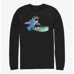 Best deal 🔔 Disney Lilo & Stitch DJ Stitch Long-Sleeve T-Shirt ✔️