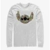 Flash Sale ✨ Disney Lilo & Stitch Floral Long-Sleeve T-Shirt ❤️