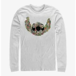 Flash Sale ✨ Disney Lilo & Stitch Floral Long-Sleeve T-Shirt ❤️