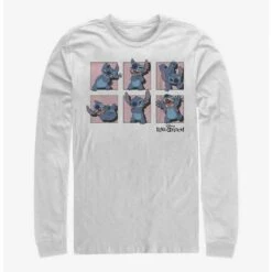 Promo 🎉 Disney Lilo & Stitch Poses Framed Long-Sleeve T-Shirt 👍