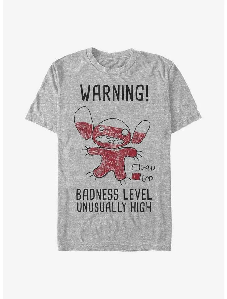 Brand new π Disney Lilo & Stitch Warning Drawing Sitch T-Shirt π 1 Brand new π Disney Lilo & Stitch Warning Drawing Sitch T-Shirt π