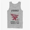Discount 🔥 Disney Lilo & Stitch Warning Drawing Sitch Tank 🔥