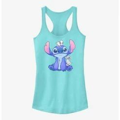 Flash Sale 👍 Disney Lilo & Stitch Cute Ducks Girls Tank 🧨