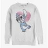 Best Pirce 🔥 Disney Lilo & Stitch Kissy Faced Crew Sweatshirt 🥰