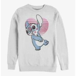 Best Pirce 🔥 Disney Lilo & Stitch Kissy Faced Crew Sweatshirt 🥰