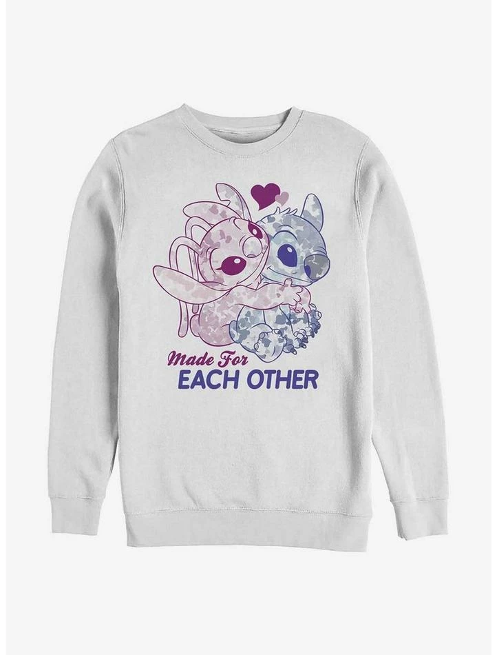 Top 10 π€© Disney Lilo & Stitch Made For Eachother Crew Sweatshirt π₯ 1 Top 10 π€© Disney Lilo & Stitch Made For Eachother Crew Sweatshirt π₯