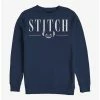 Promo ⭐ Disney Lilo & Stitch Title Crew Sweatshirt ⭐