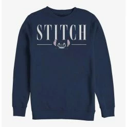 Promo ⭐ Disney Lilo & Stitch Title Crew Sweatshirt ⭐